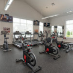 Fitness center, gym at Orange Grand Apartment at Orange Grand Apartments for rent in Lewis Center, OH