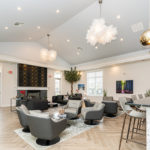 Lobby in Clubhouse at Orange Grand Apartment at Orange Grand Apartments for rent in Lewis Center, OH
