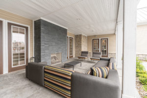 Outdoor patio at Orange Grand Apartment at Orange Grand Apartments for rent in Lewis Center, OH