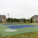 Pickleball Court Bathroom at Orange Grand Apartment at Orange Grand Apartments for rent in Lewis Center, OH